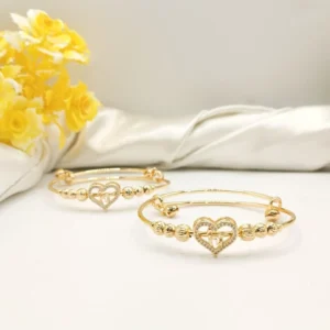 Zirqoon Heart Bangels